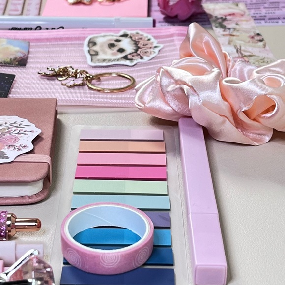 Pink Floral Bookish bundle set in PINK